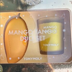 Tony moly Mango HAND BUTTER & CANDLE SET + IT'S THE DEW FOR ME SET. BRAND NEW